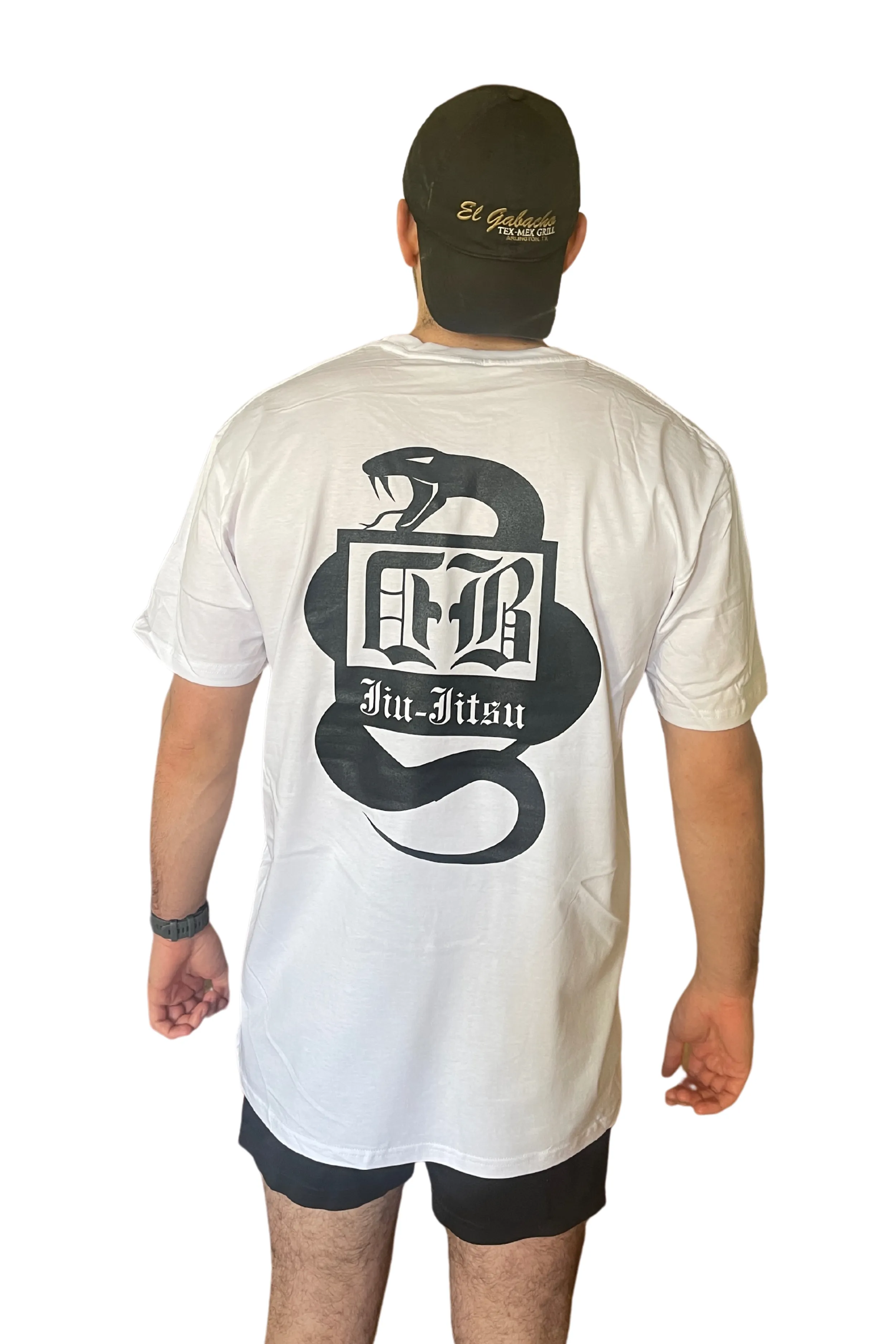 Graphic Snake de Been Jiu Jitsu T-shirt - White