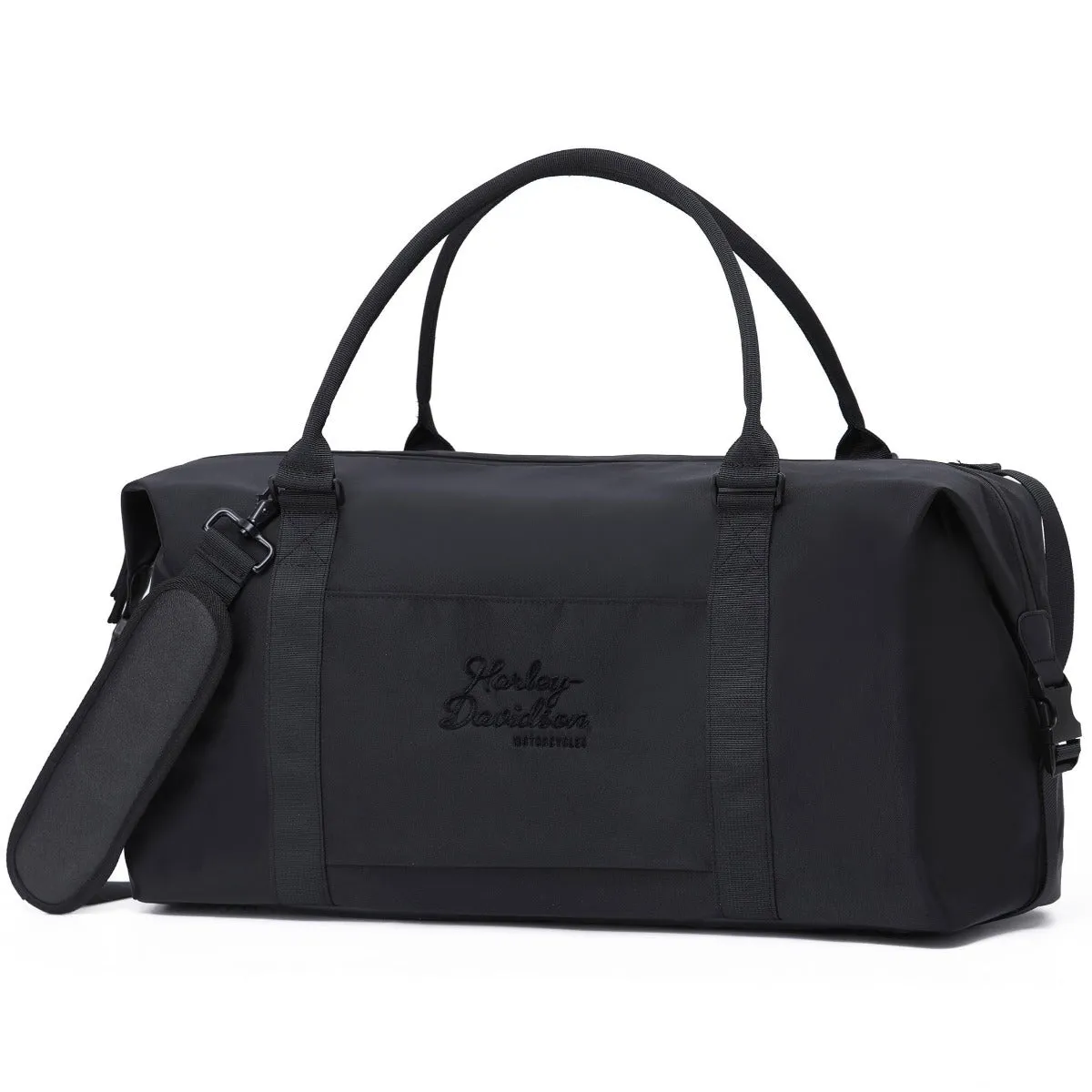 Harley-Davidson Women's Black Opal 22" Travel Tote, Water-Resistant, Black 99317/BLACK