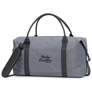 Harley-Davidson Women's Black Opal 22" Travel Tote, Water-Resistant, Pearl Gray 99317/PEARL