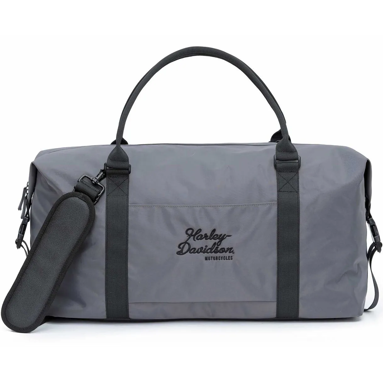 Harley-Davidson Women's Black Opal 22" Travel Tote, Water-Resistant, Pearl Gray 99317/PEARL