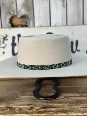 Hatband B1-M | 7 Row Stretch Bronze Combo