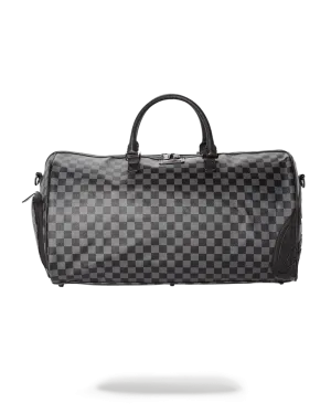 Henny Black Checkered Duffle