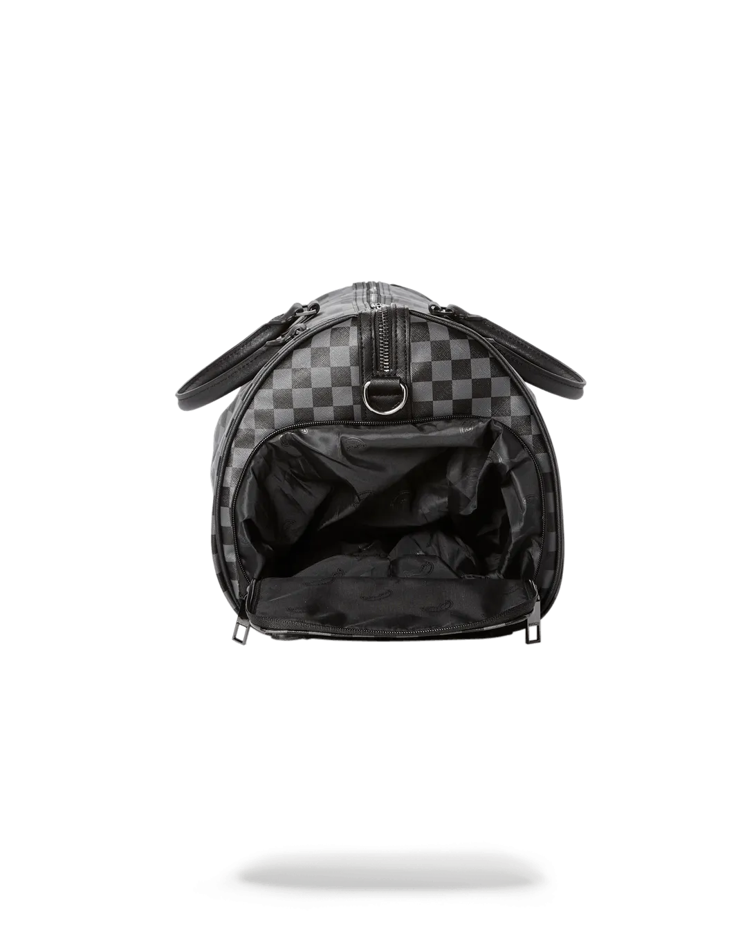 Henny Black Checkered Duffle