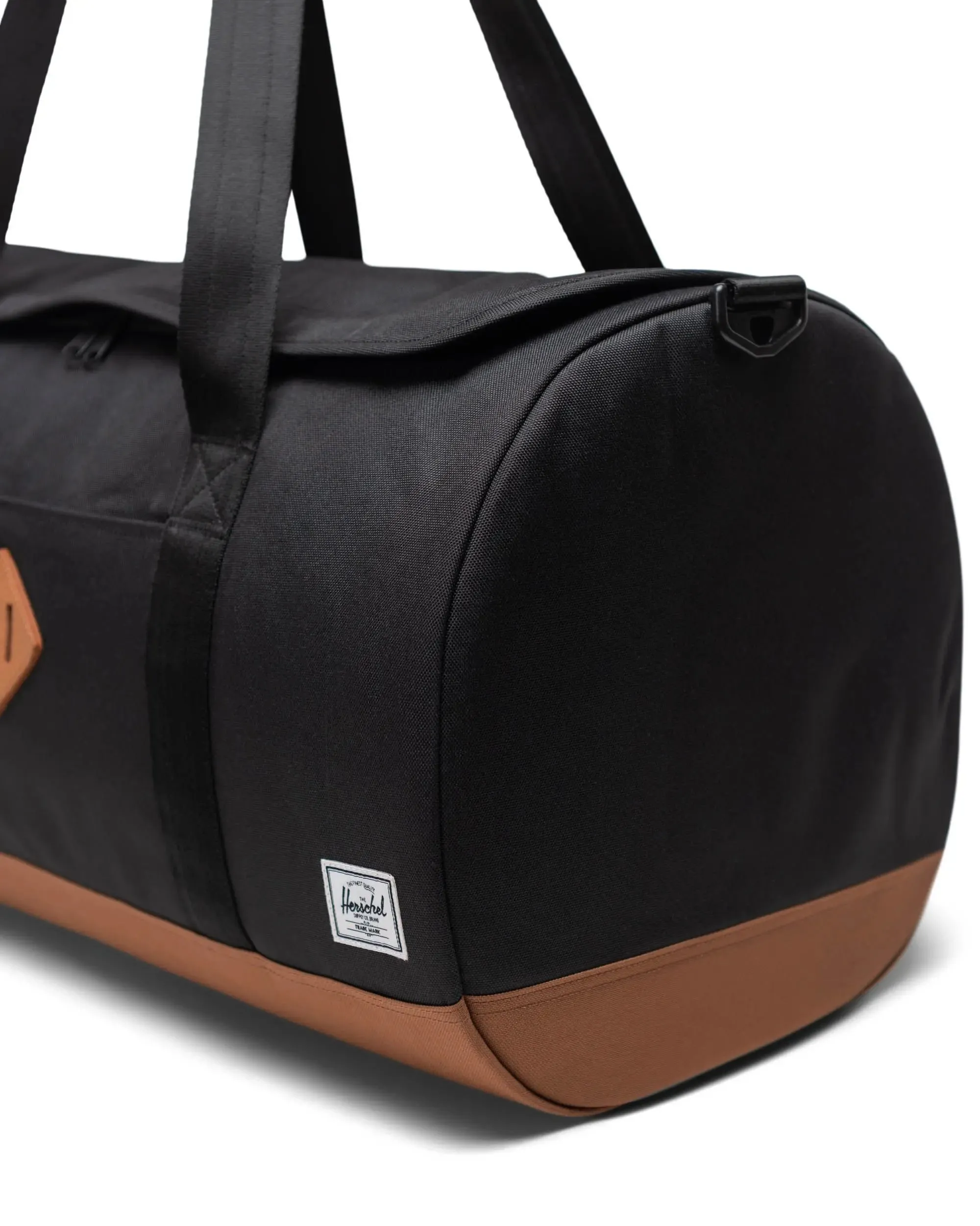 Herschel Supply Co. Herschel Heritage Duffle - Black/Saddle Brown