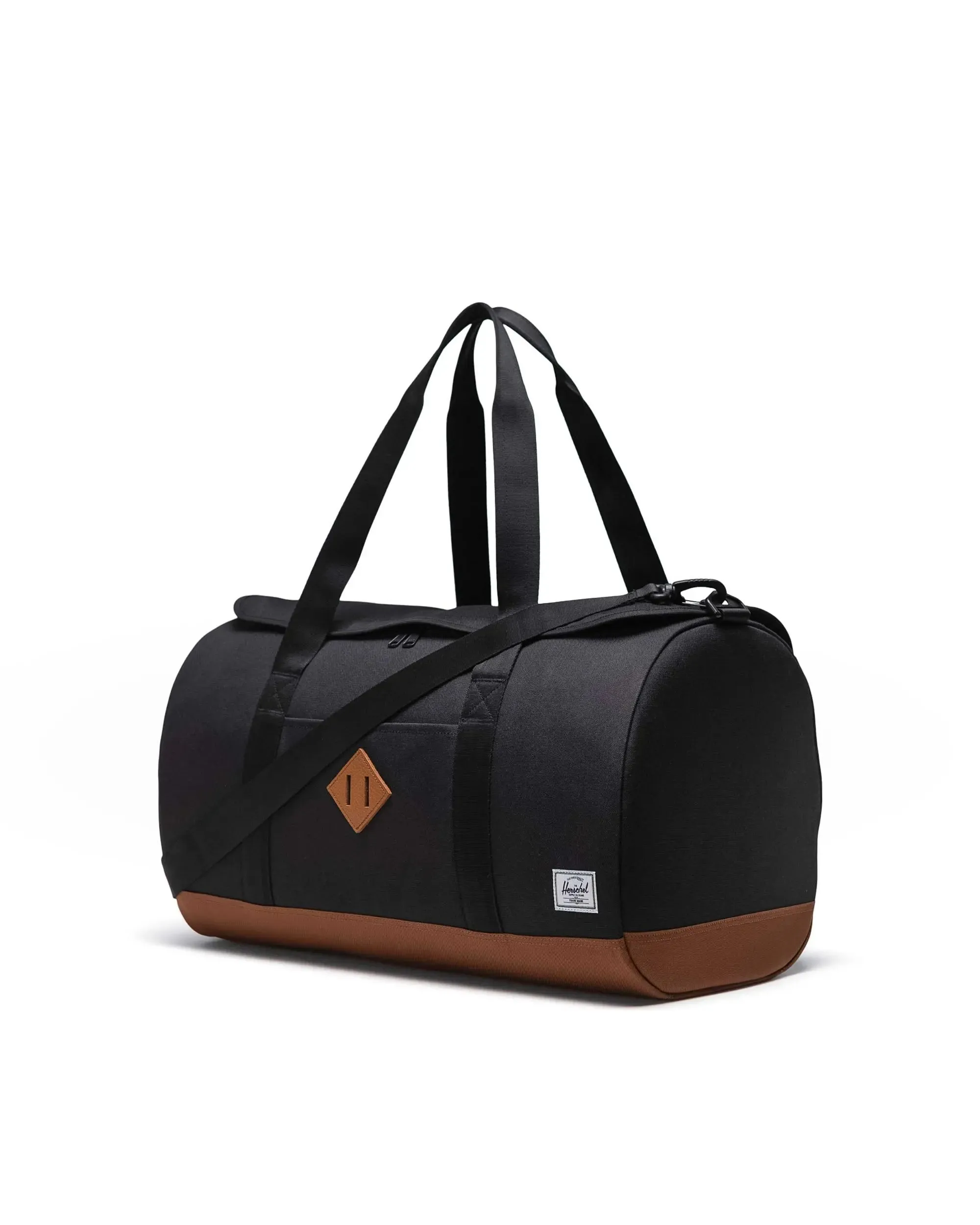 Herschel Supply Co. Herschel Heritage Duffle - Black/Saddle Brown
