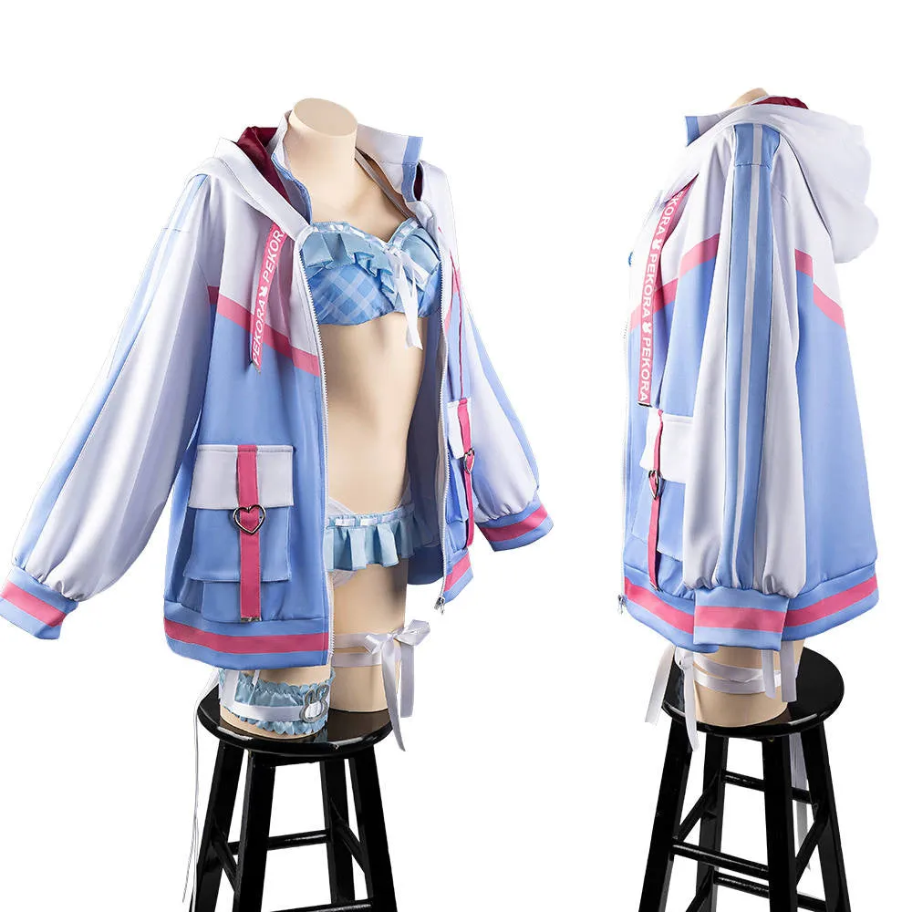 Hololive Virtual YouTuber Usada Pekora Swimsuit Cosplay Costume