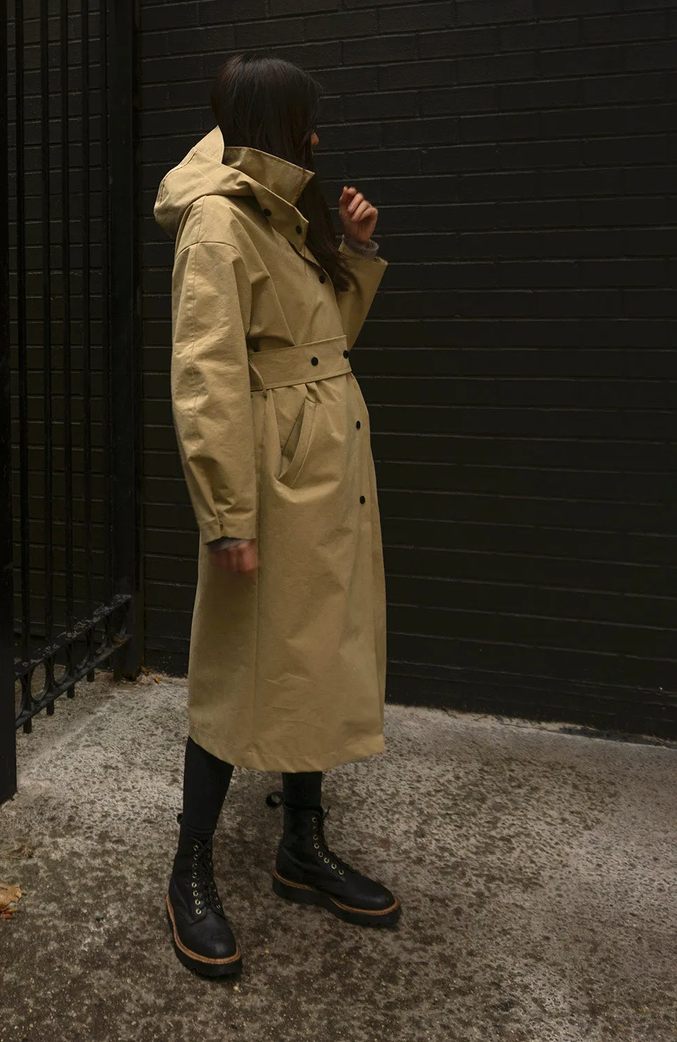 HOODED RAINCOAT