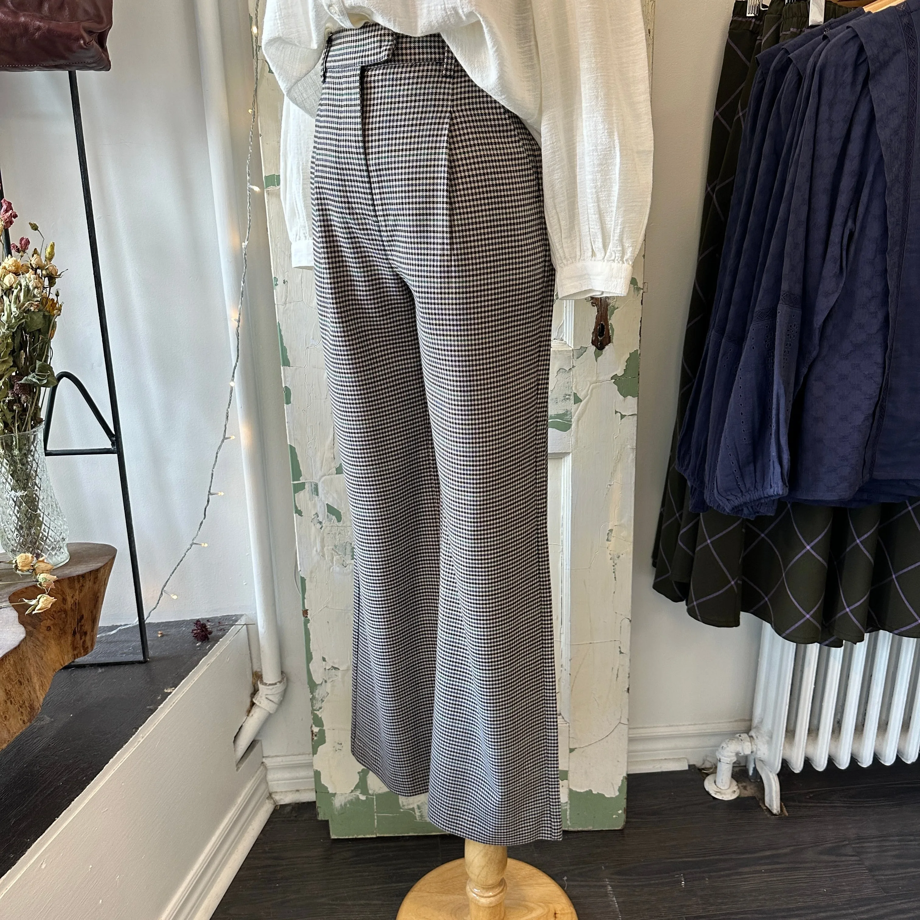 Indi & Cold // Grey Check Trousers