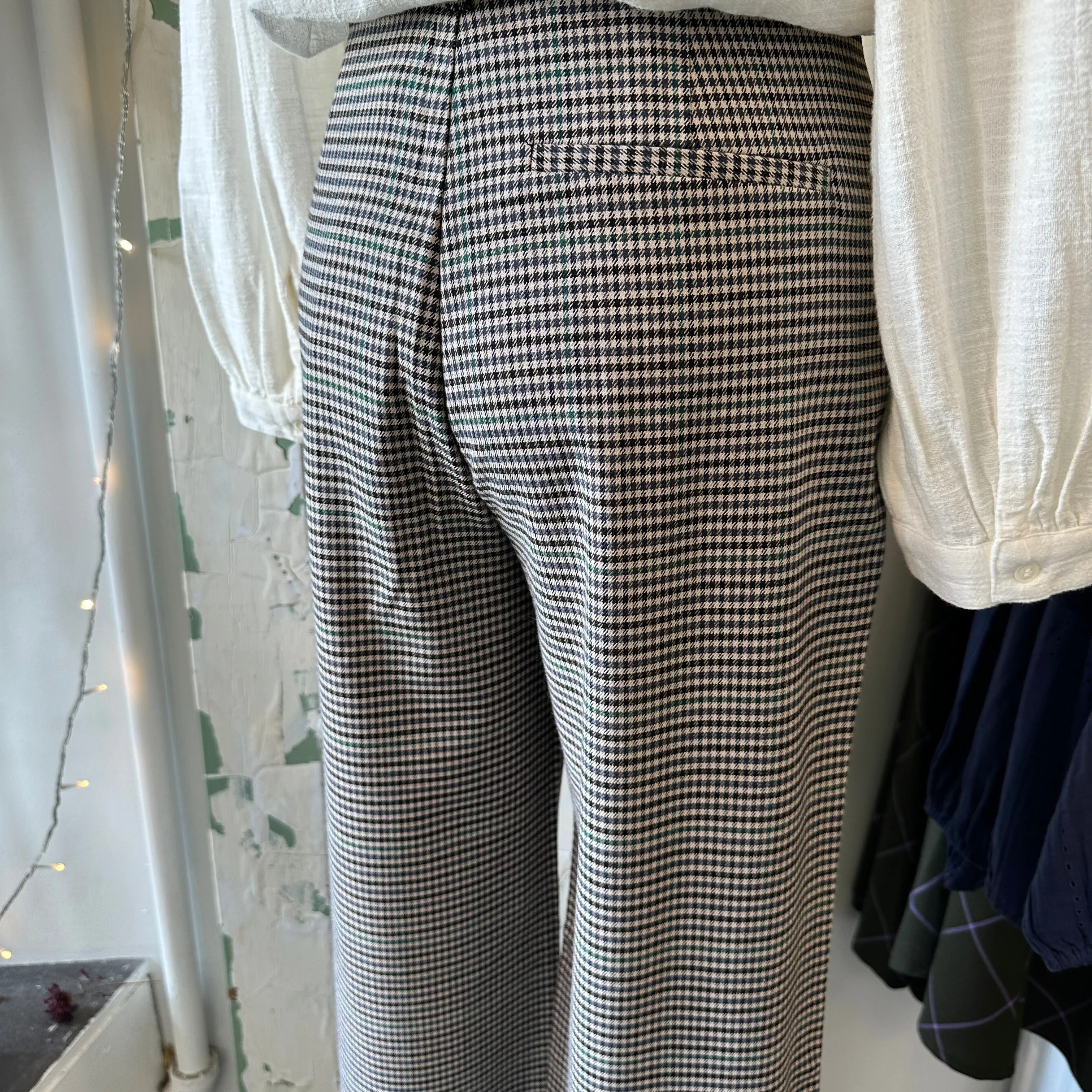 Indi & Cold // Grey Check Trousers