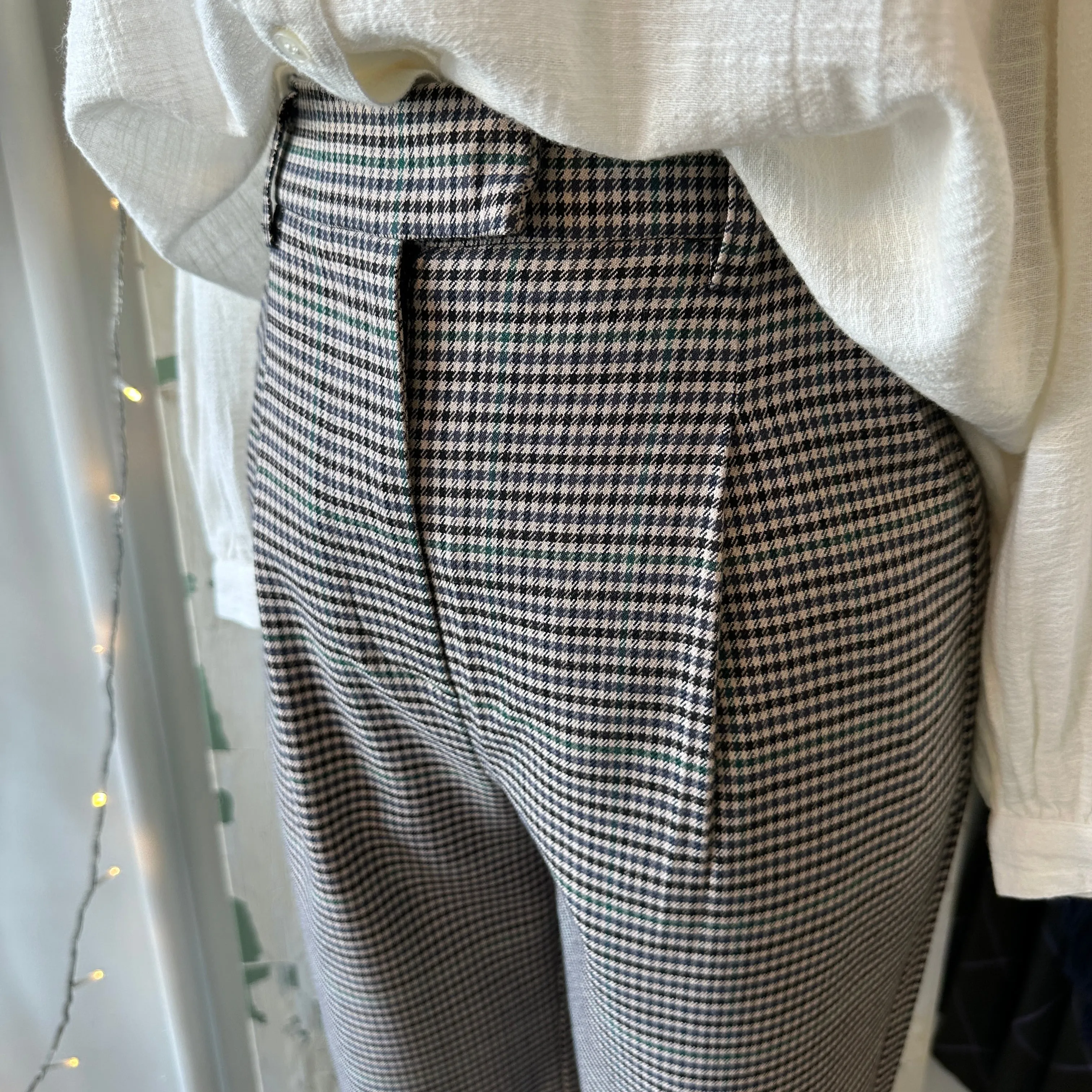 Indi & Cold // Grey Check Trousers