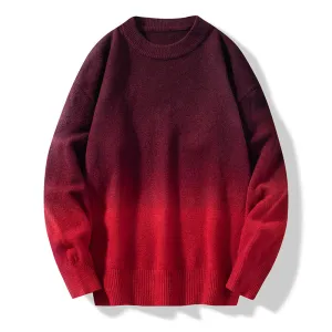 Jack Washington Casual Gradient Sweater