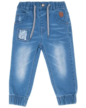 Jeans Gordon Bebé Denim celeste Black and Blue