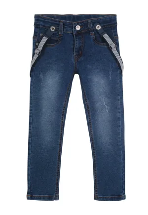 Jeans Reentry Niño Denim azul Black and Blue