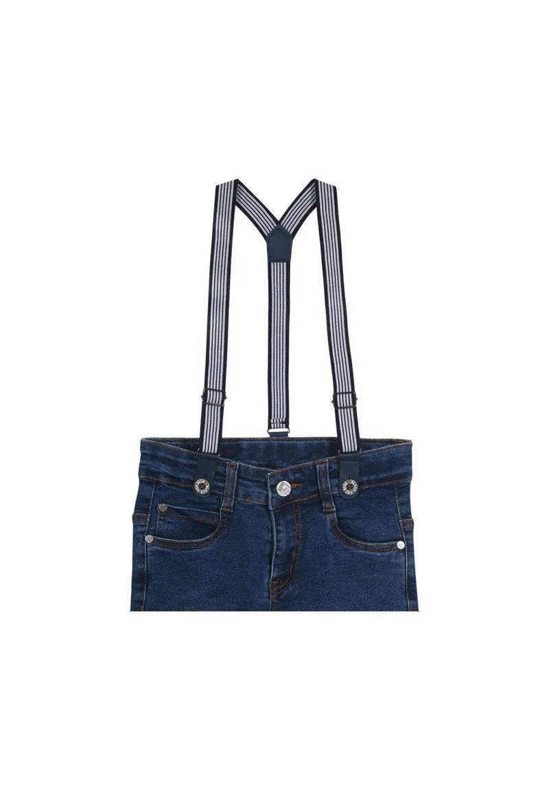 Jeans Reentry Niño Denim azul Black and Blue