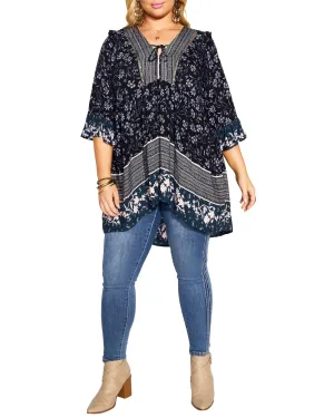 Jocelyn Tunic Dress | Folk Border