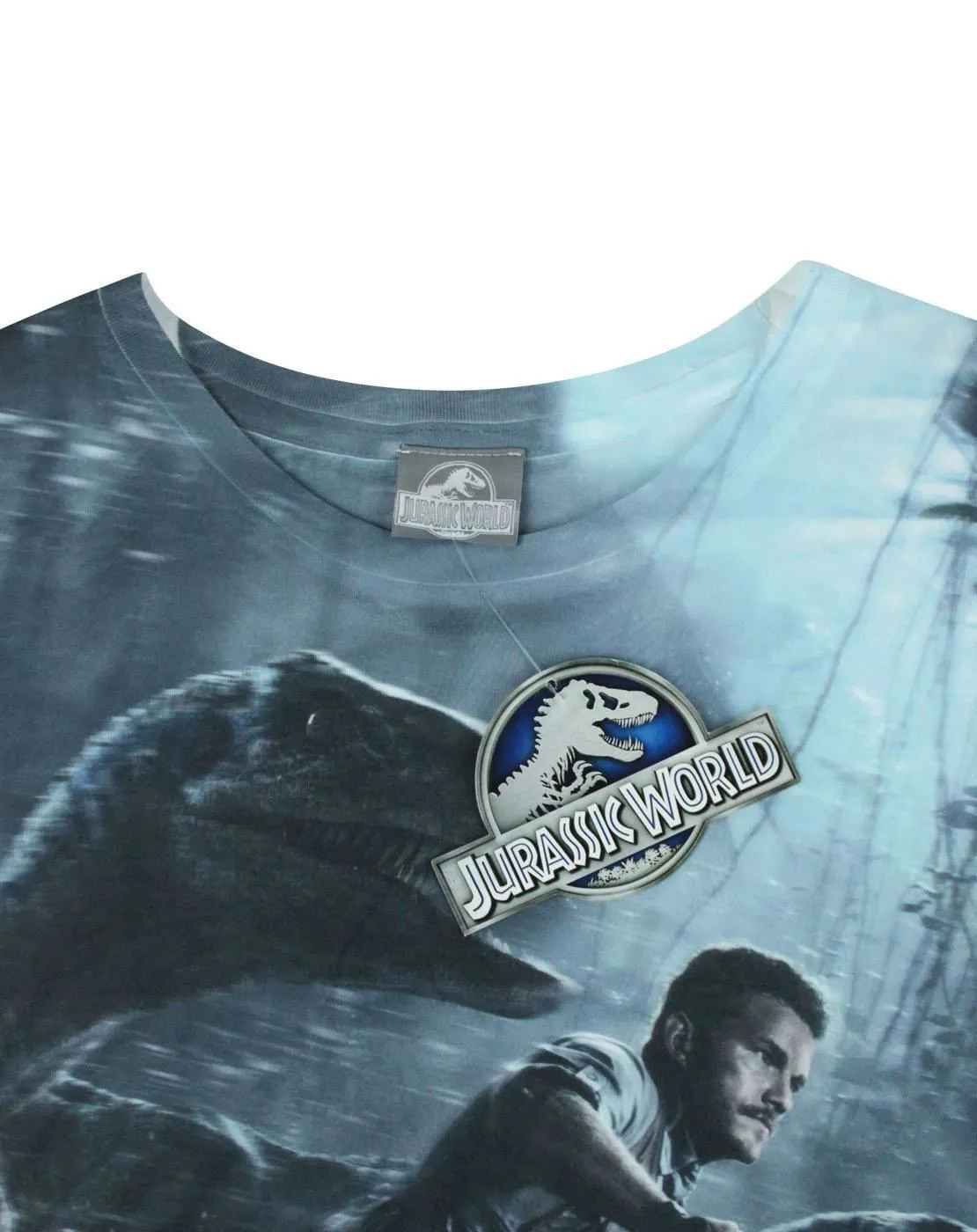 Jurassic World Mens White Short Sleeved T-Shirt