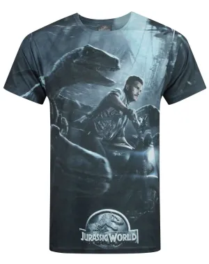 Jurassic World Mens White Short Sleeved T-Shirt