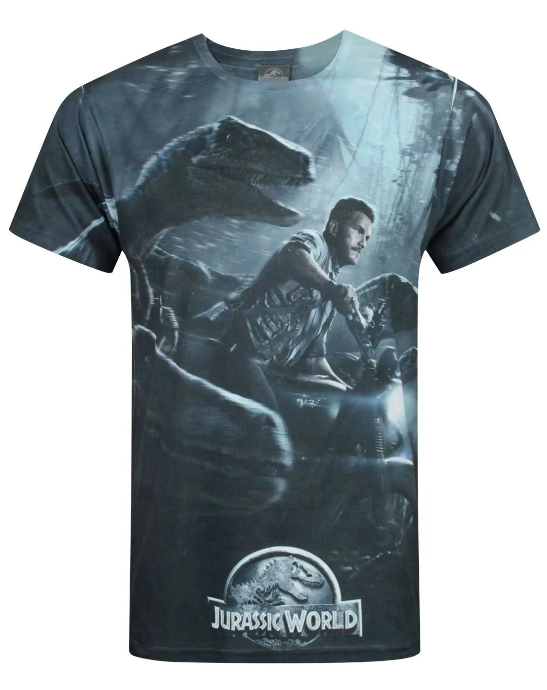 Jurassic World Mens White Short Sleeved T-Shirt