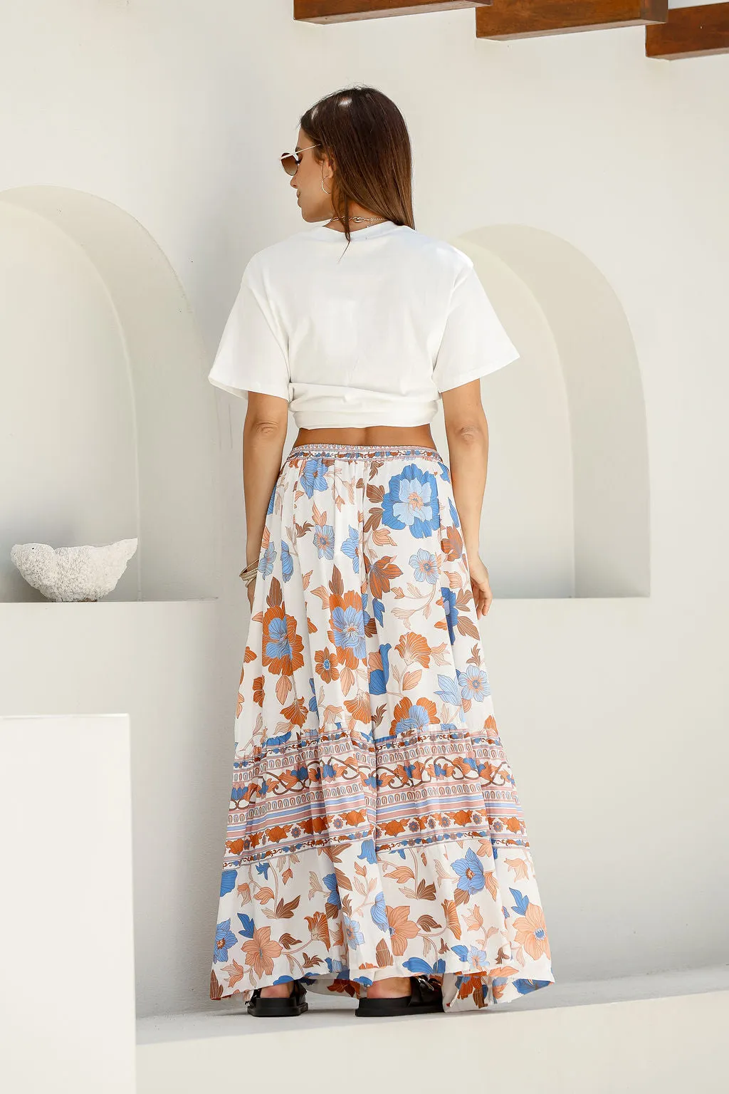 Kamari Print Maxi Skirt