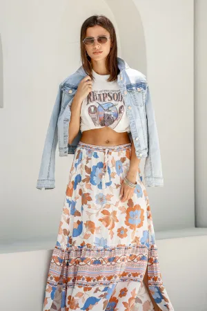 Kamari Print Maxi Skirt