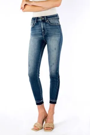KanCan High -Rise Dark Wash Ankle Skinny