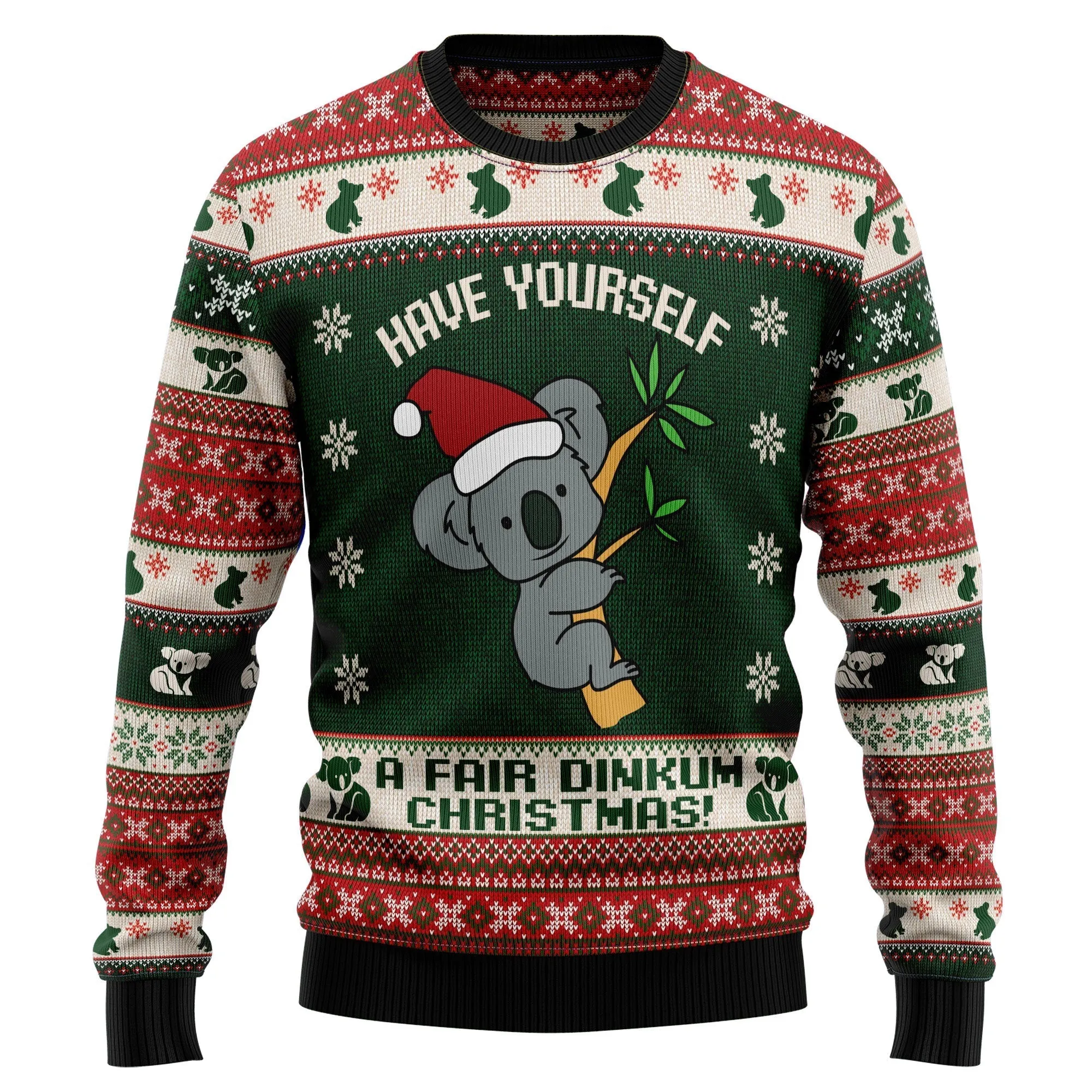 Knitted Ugly Sweater JulesRoche All-Over-Print Holiday Outfit