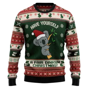 Knitted Ugly Sweater JulesRoche All-Over-Print Holiday Outfit