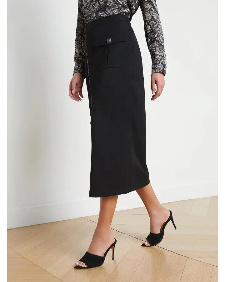 L’Agence Maverick Cargo Pencil Skirt