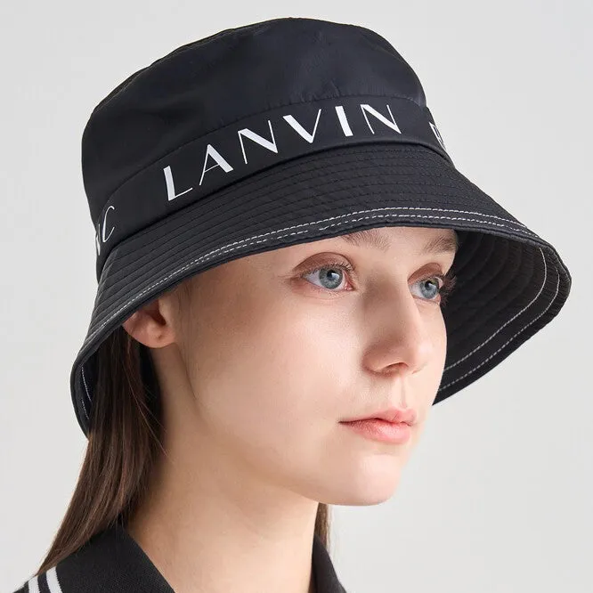 Lanvin Blanc Logo Bucket Hat
