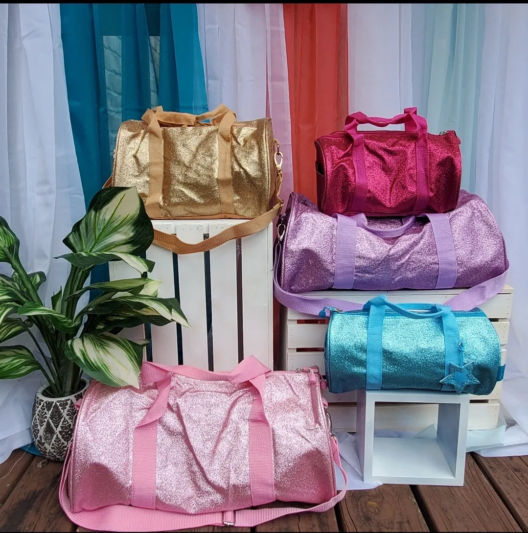 Large Sparkly Non Shedding Duffle Bag