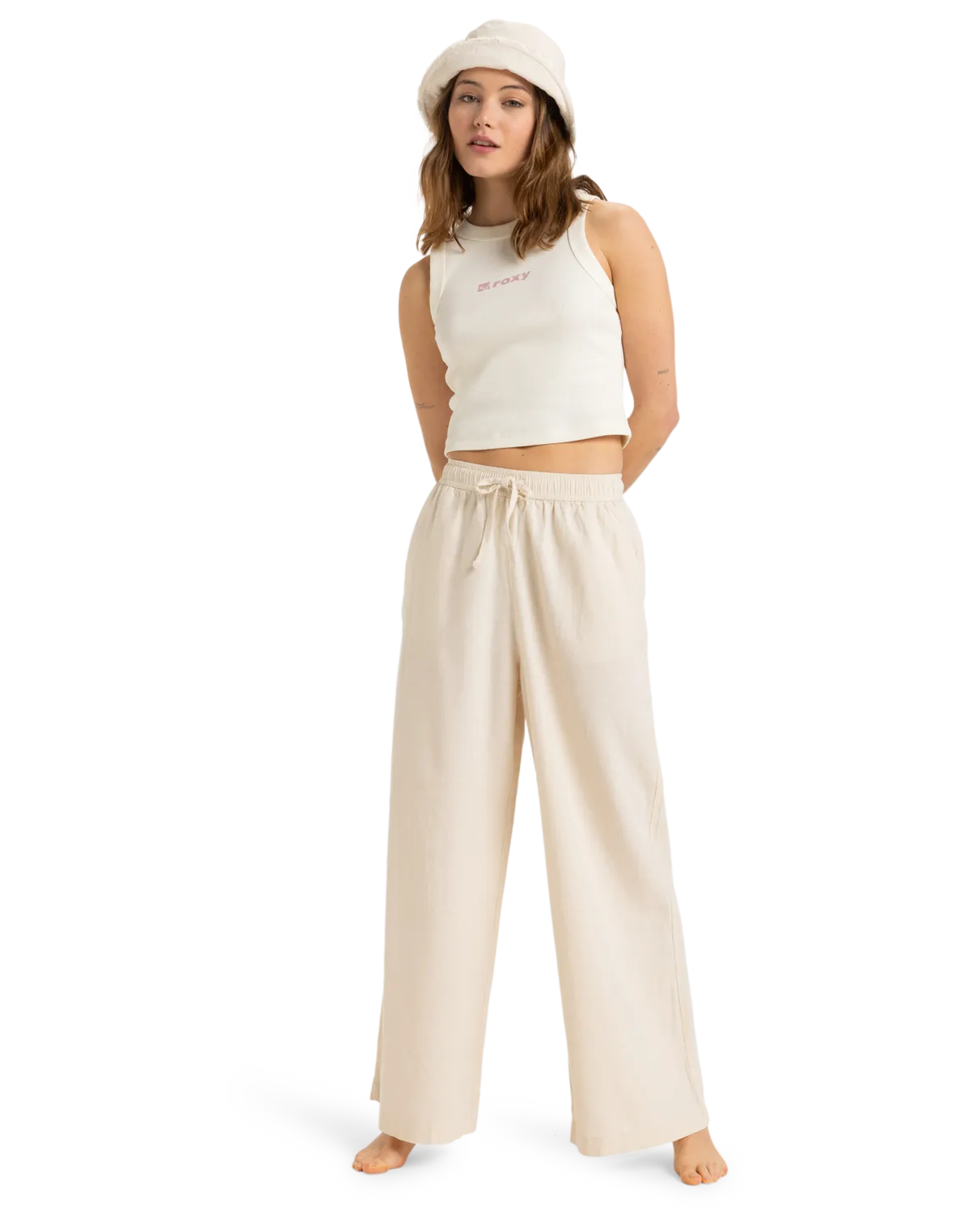 Lekeitio Break Midweight Trousers in Parchment