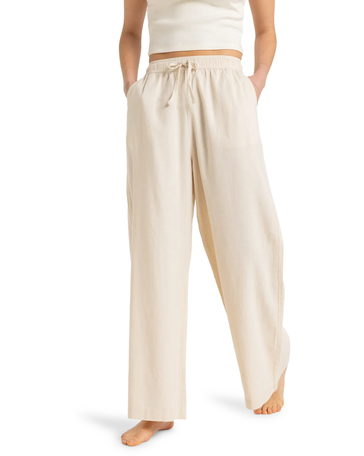 Lekeitio Break Midweight Trousers in Parchment