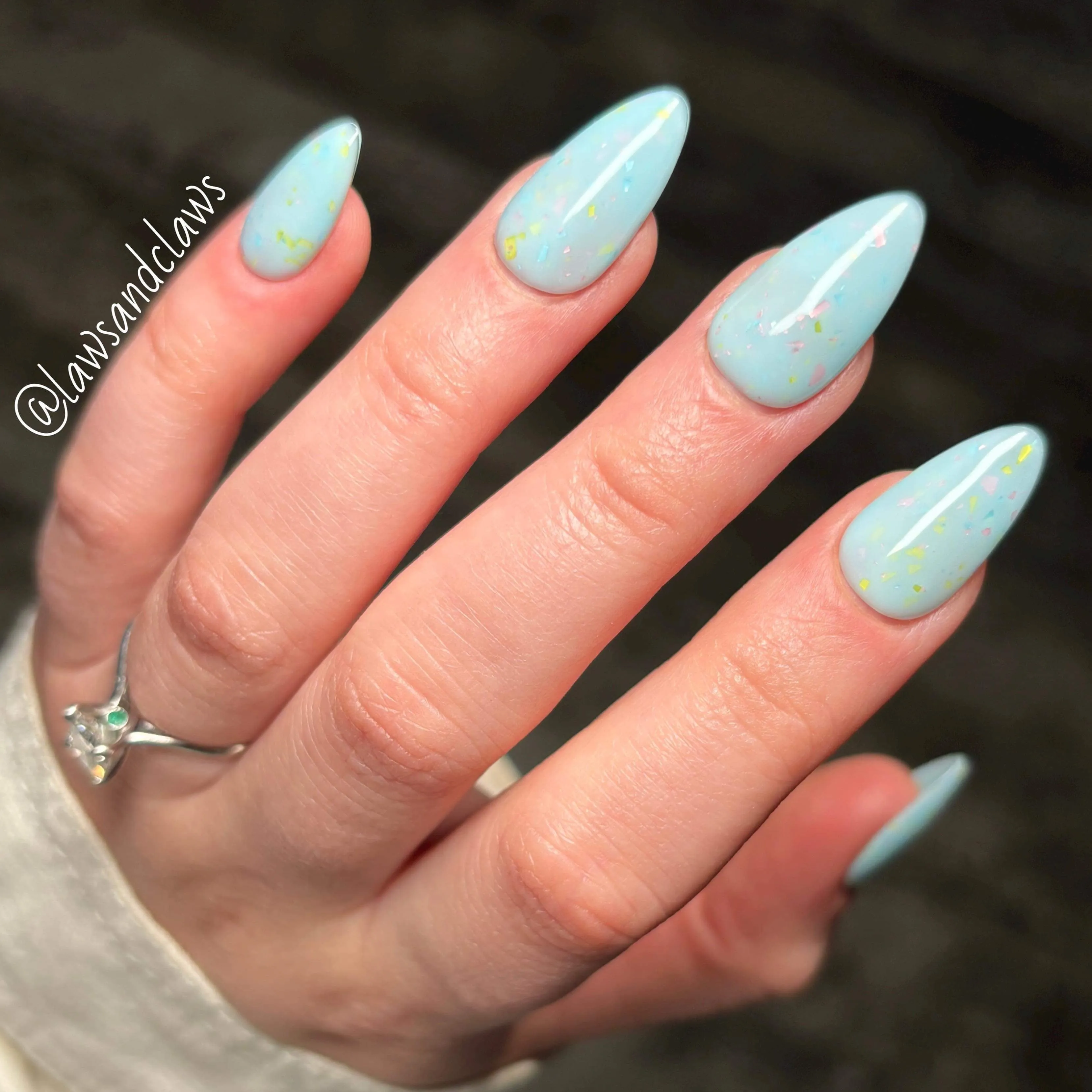 Light Blue Sugar Rubber Base Coat Gel