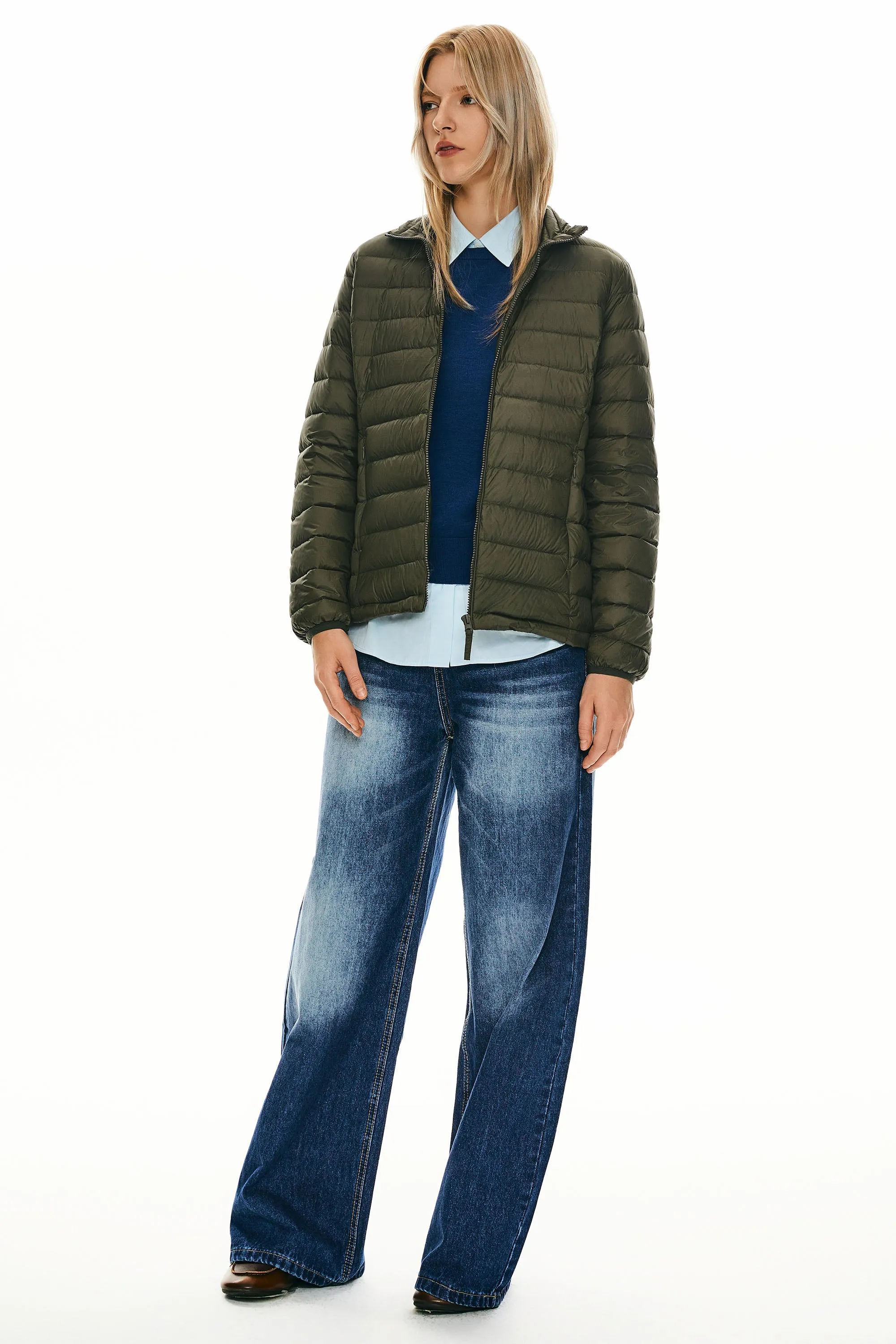 Lightweight Quilted Packable Down Jacket