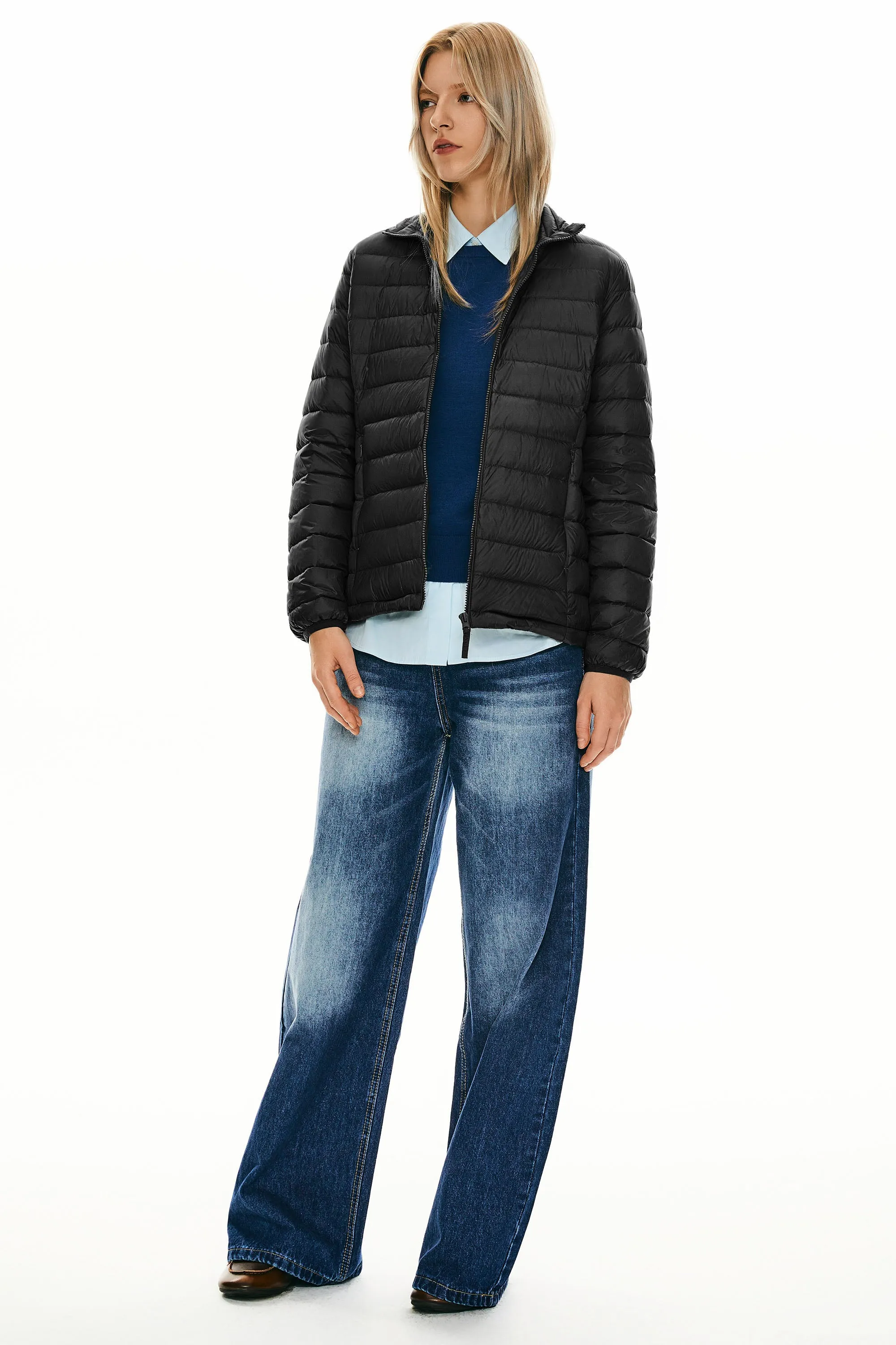 Lightweight Quilted Packable Down Jacket