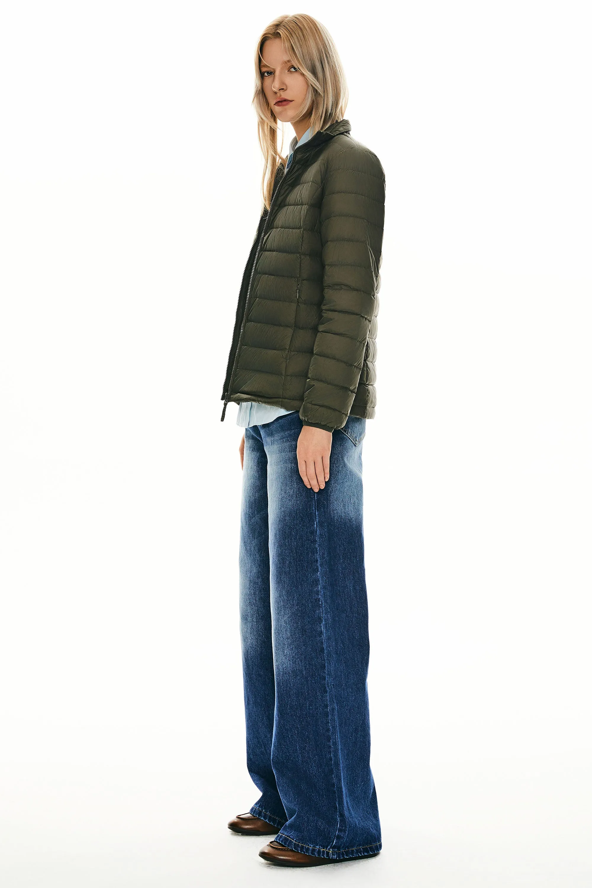 Lightweight Quilted Packable Down Jacket