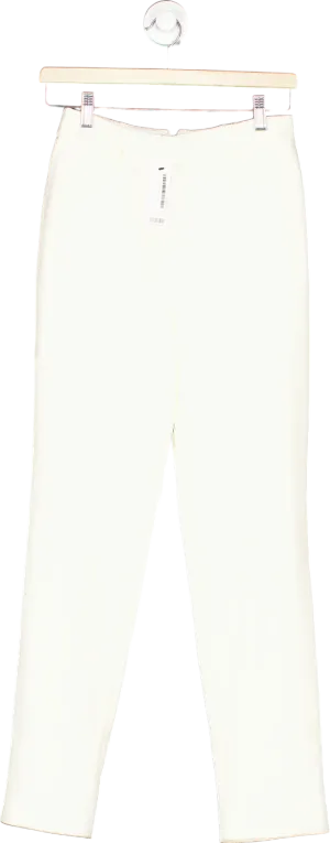 Lipsy White Tapered Trouser UK 8