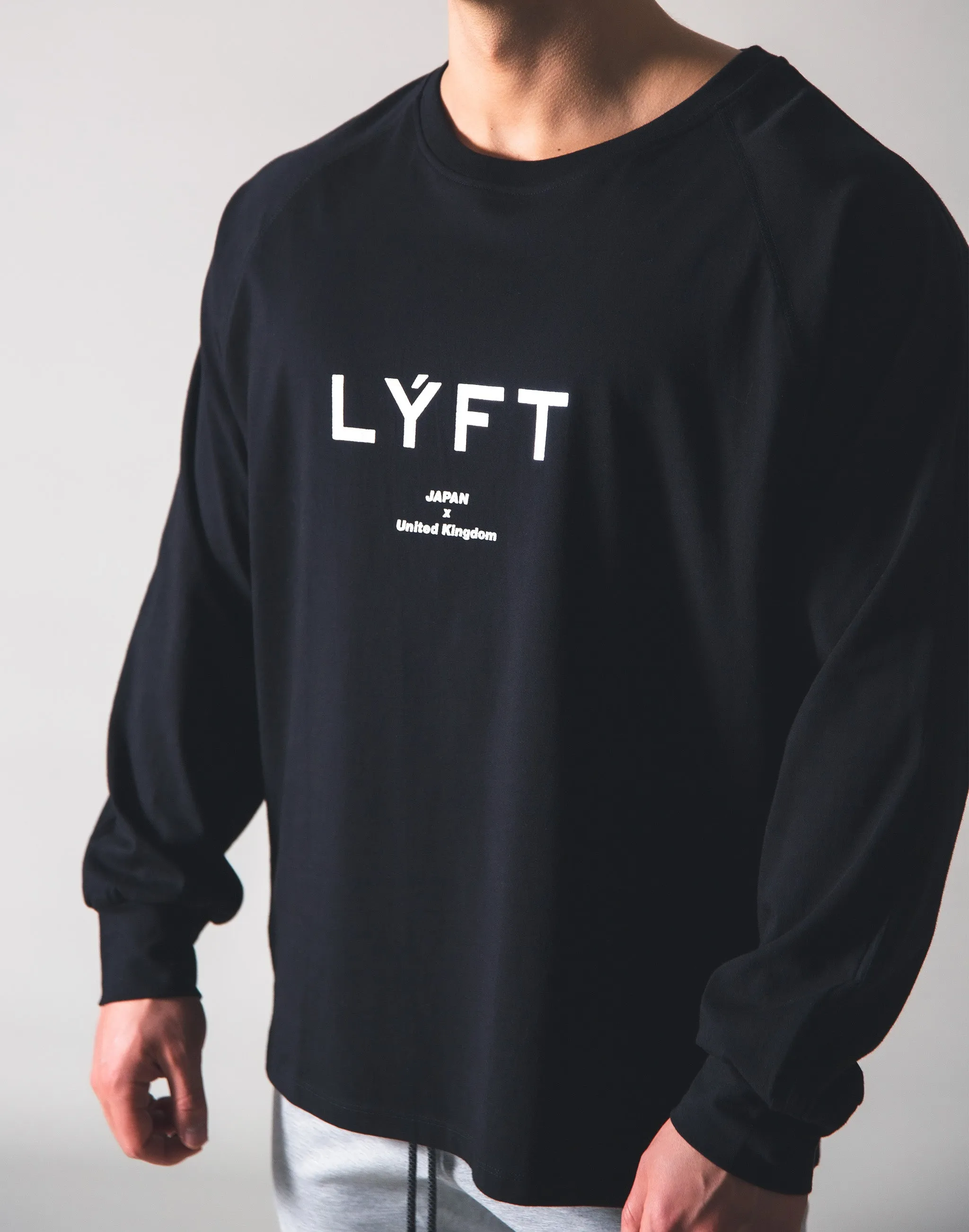 LYFT  Logo Long T-shirt - Black