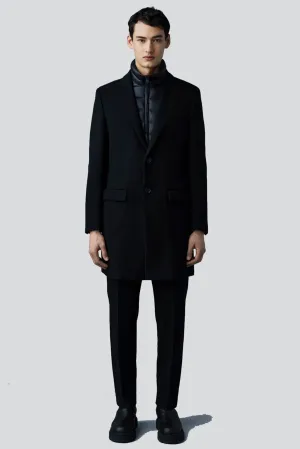 Mackage SKAI Wool 2-in-1 Top Coat with removable liner - Black