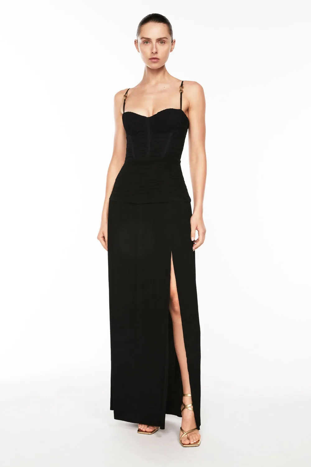 Manning Cartell Double Time Pleat Dress in Black