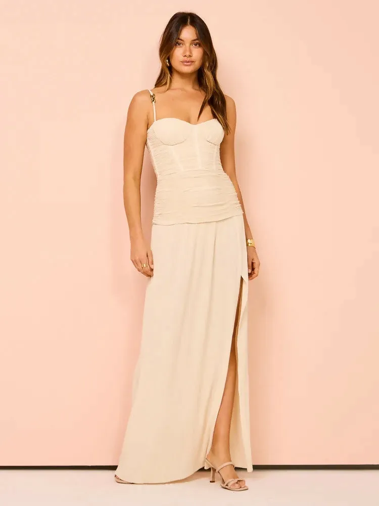 Manning Cartell Double Time Pleat Dress Nougat Size 8,10,12,14