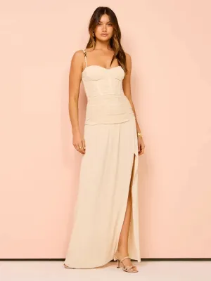 Manning Cartell Double Time Pleat Dress Nougat Size 8,10,12,14