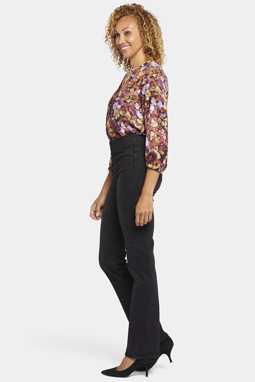Marilyn Straight Pull-On Jeans Dark Grey SpanSpring™ Denim | Legend
