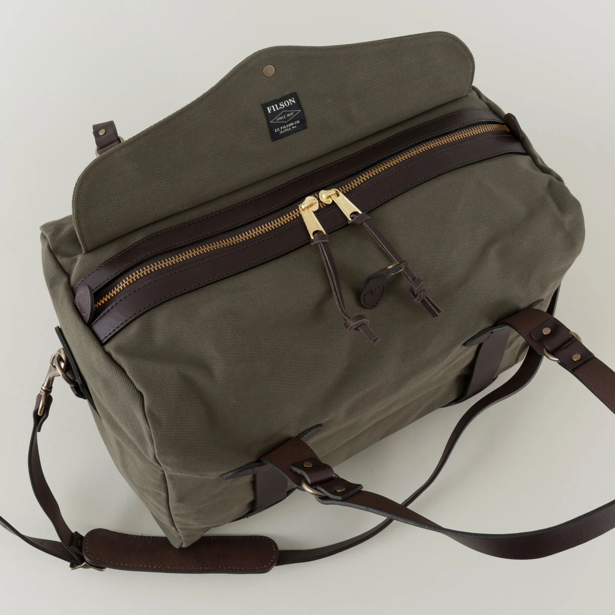 Medium Duffle Bag, Otter Green