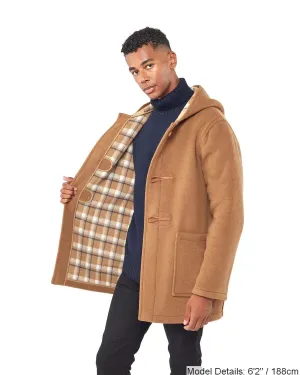 Men's Abberley Simple Fit Duffle Coat - Camel