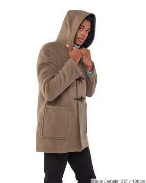 Men's Abberley Simple Fit Duffle Coat - Mushroom