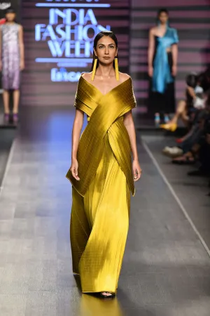 Metal Wire Lehenga Set