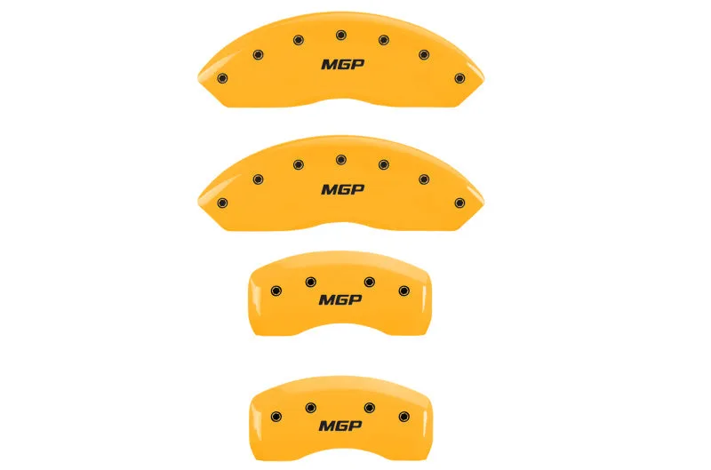 MGP 2017  Toyota 86 MGP 4 Caliper Covers Engraved Front & Rear MGP Black, Red & Yellow Finish
