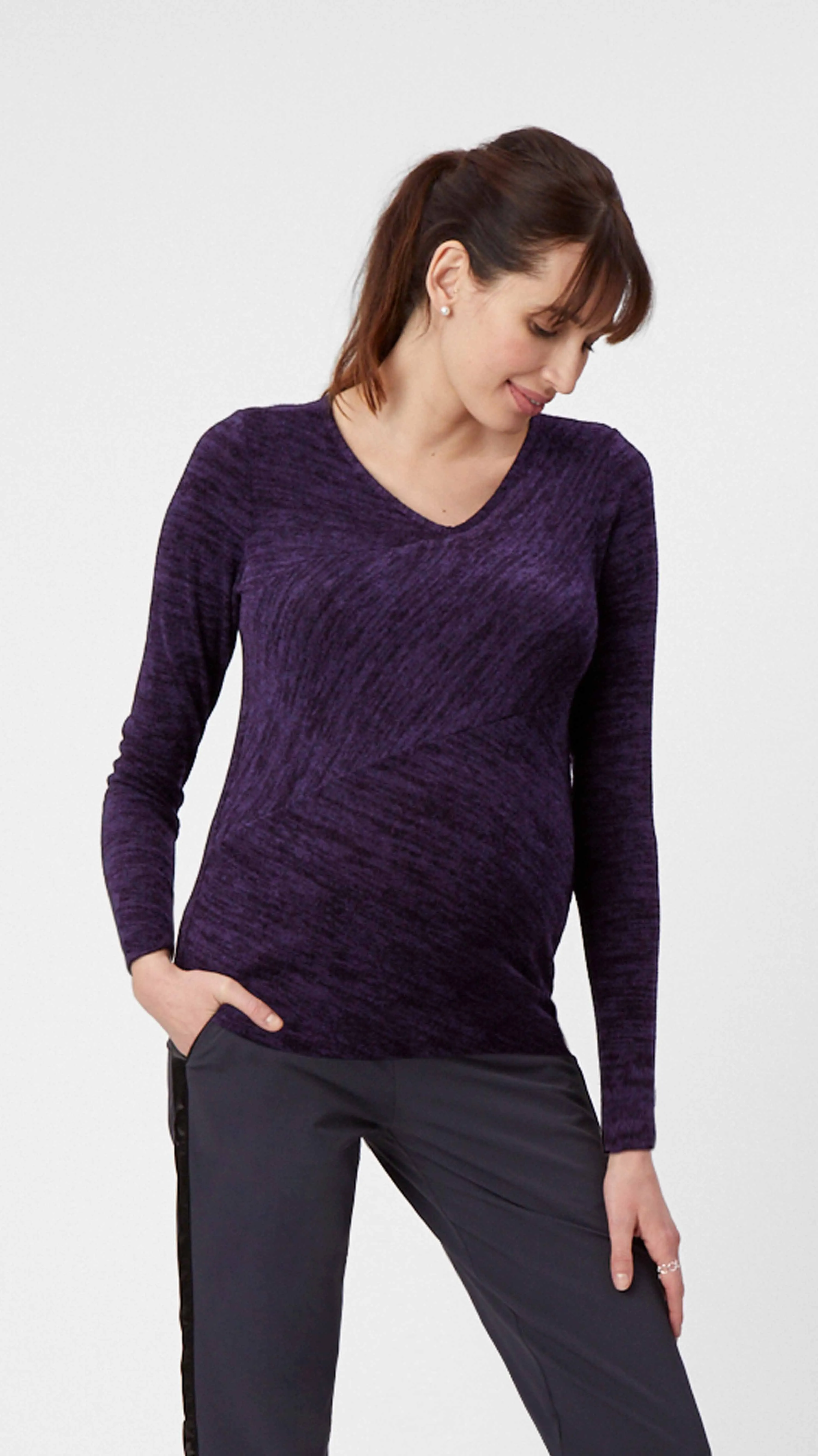 Multi-Directional Maternity Sweater