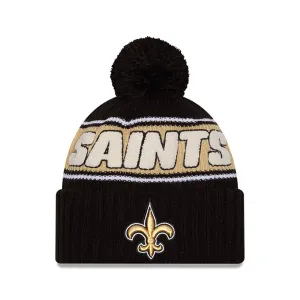 New Orleans Saints New Era 2024 Sideline Sport Cuffed Knit Hat with Toque